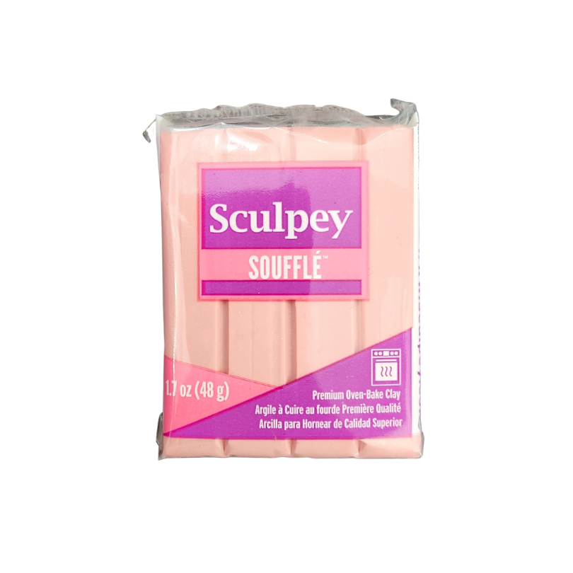 Souffle Sculpey Clay - 48g - French Pink Limited Edition Souffle Sculpey Clay - 48g - French Pink Limited Edition