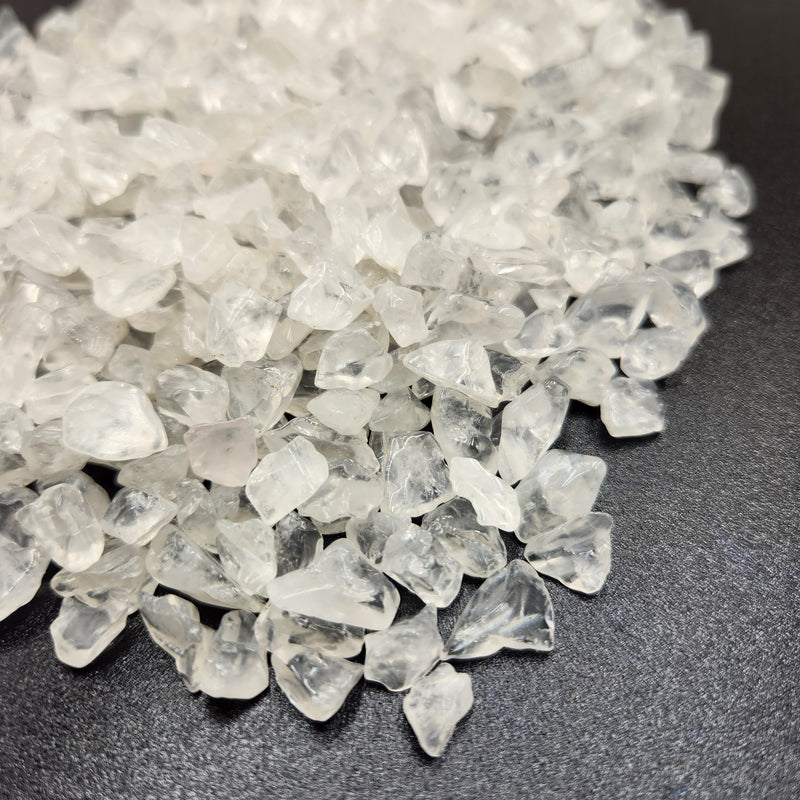 Clear Quartz Crystal Chips 250gm (8.8oz)