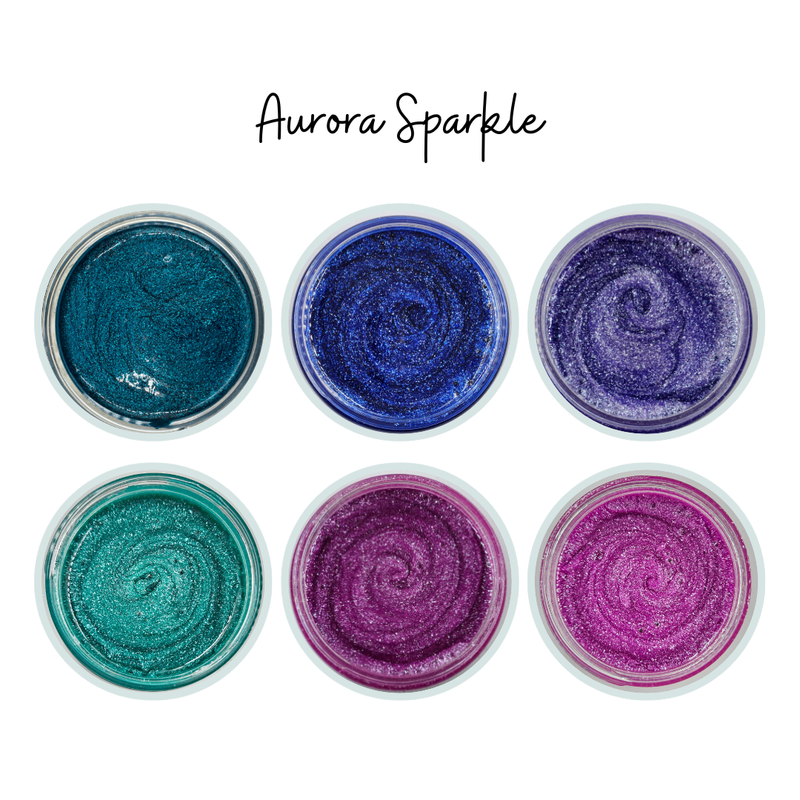 Aurora Sparkle - Epoxy Pigment Paste Color Palette