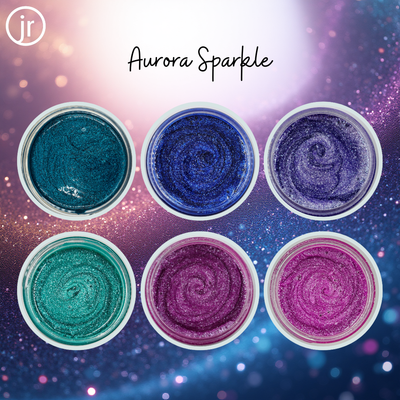 Aurora Sparkle - Epoxy Pigment Paste Color Palette