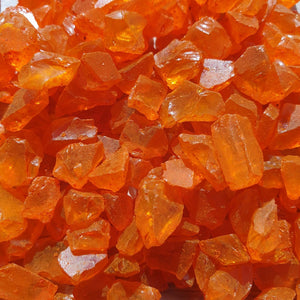 Orange Citrine Glass Fragments 250gm (8.8oz)