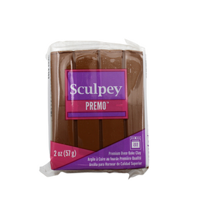 Premo Sculpey Clay - 57g - Raw Sienna