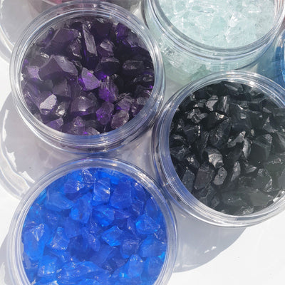 Cobalt Blue Glass Fragments 250gm (8.8oz)