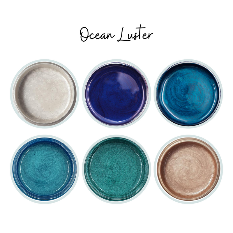 Ocean Kit (Luster) - Epoxy Pigment Paste Color Palette