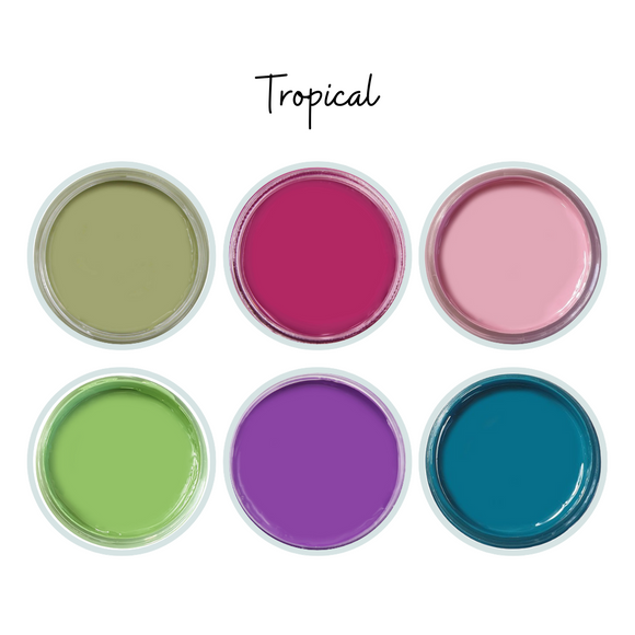 Tropical - Epoxy Pigment Paste Color Palette