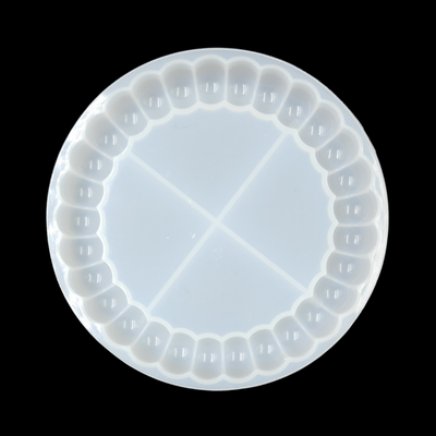 Bubble Round Coaster / Dish - Small Bubbles Silicone Mould