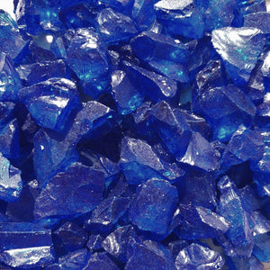 Blue Sapphire Glass Fragments 250gm (8.8oz)