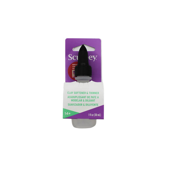 Sculpey Clay Softener and Thinner - 30ml liquid
