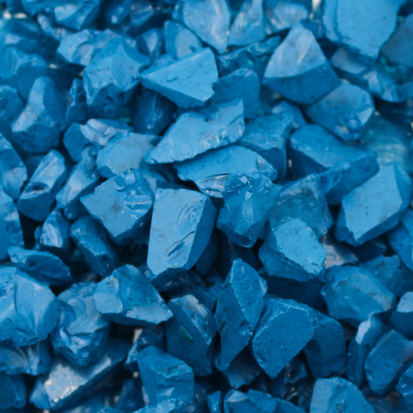 Lake Blue Glass Fragments 250gm (8.8oz)