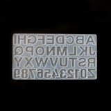 Alphabet Silicone Mold - Reverse Capitals