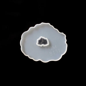 Oval Geode Coaster Silicone Mold