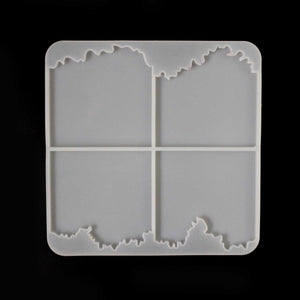 Geode Coaster Set Silicone Mold