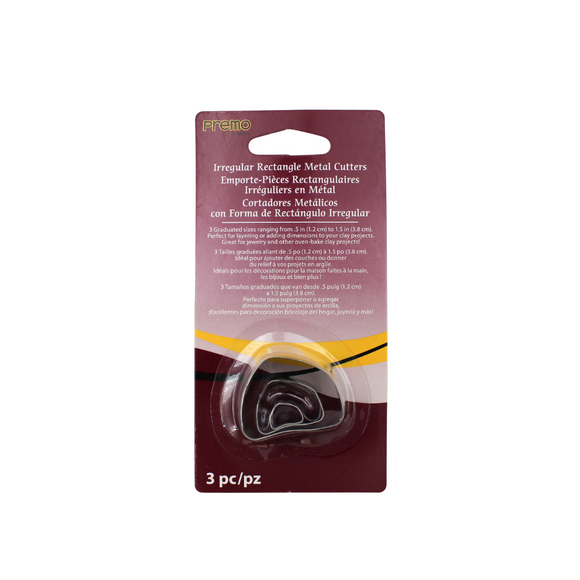 Sculpey Tools - 3pc Irregular Triangle Cutters