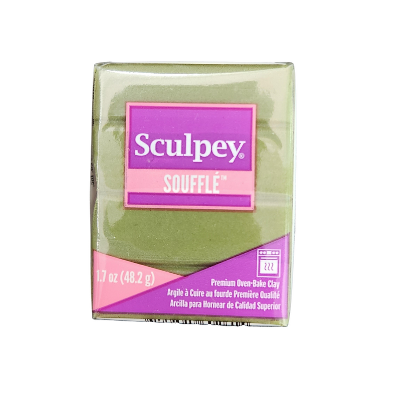 Souffle Sculpey Clay - 48g - Khaki Green Limited Edition