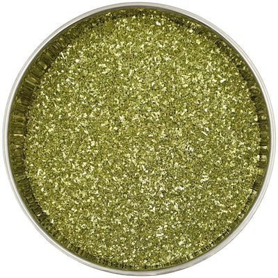 Pale Yellow Green German Glass Glitter
