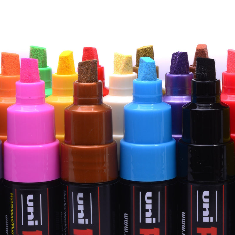 Uni POSCA PC-8K 8mm Chisel Tip Art & Craft Paint Colour Marker Pens