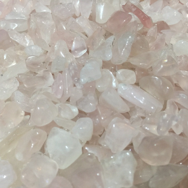 Rose Quartz Crystal Chips 250gm (8.8oz)