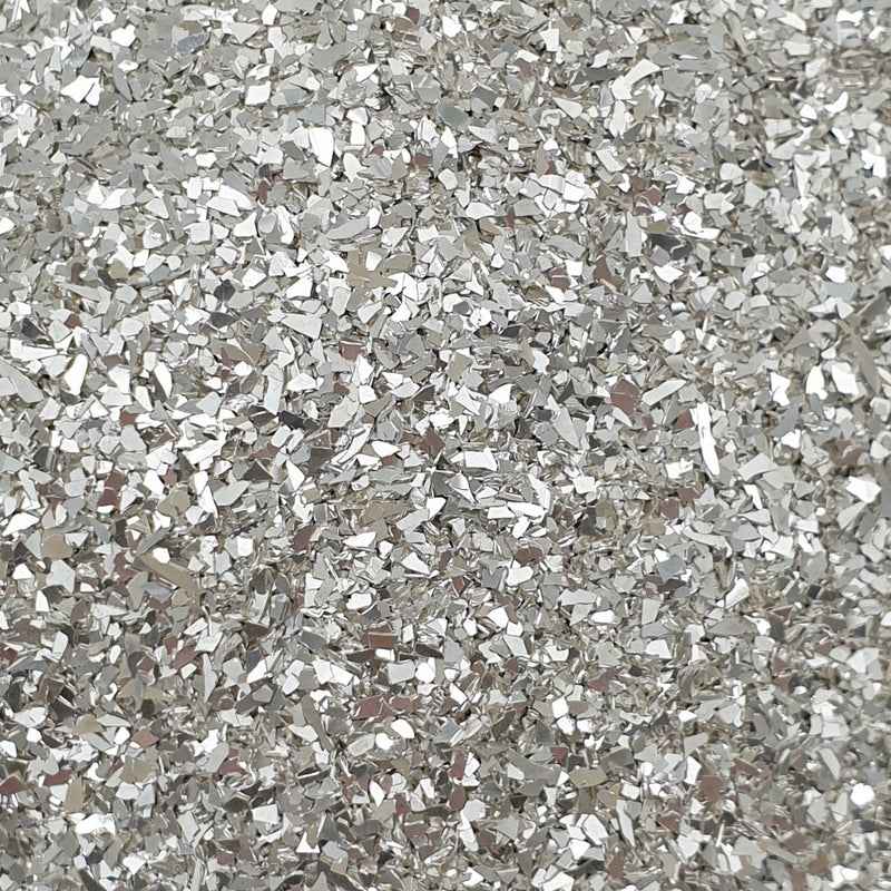 Silver - Glass Glitter - Coarse