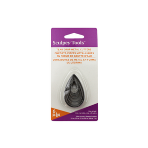 Sculpey Tools - 6pc Tear Drop Graduated Cutters