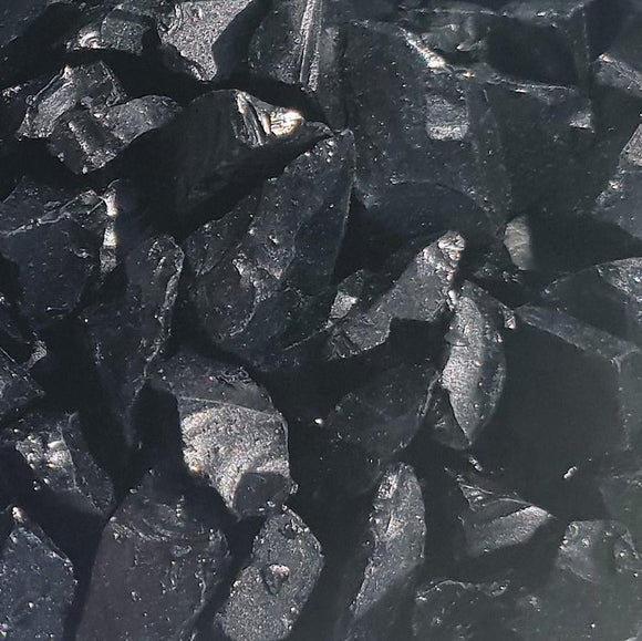 Onyx Black Glass Fragments 250gm (8.8oz)