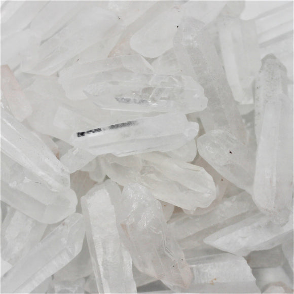 Frosted Clear Quartz Crystal Points 100gm (1.76oz)