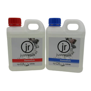 DiamondCote 1:1 Epoxy Resin - Original Formula - 0.53 Gal / 2L Kit by Just Resin | Epoxy Resin Art Supplies