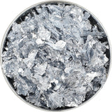Metallic Foil Flakes 15gm - Silver by Just Resin | Epoxy Resin Art Supplies
