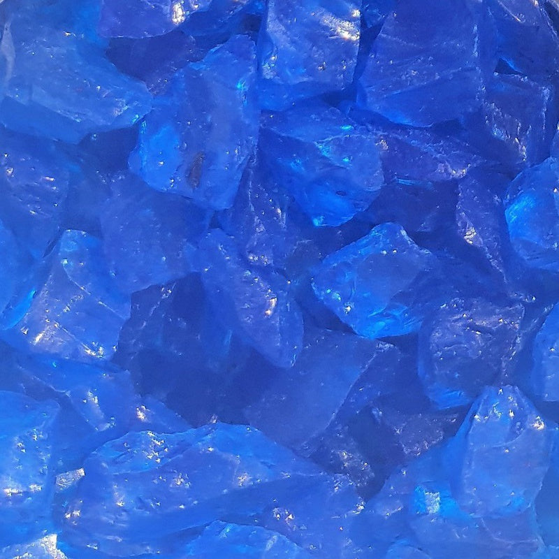 Cobalt Blue Glass Fragments 250gm (8.8oz)