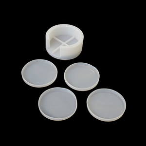 Round Coaster Set Silicone Mold