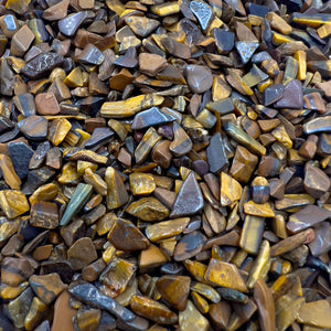 Tiger's Eye Crystal Chips 250gm (8.8oz)
